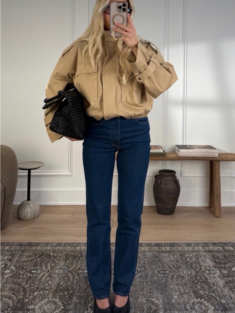 Lightweight Cinched Utility Jacket